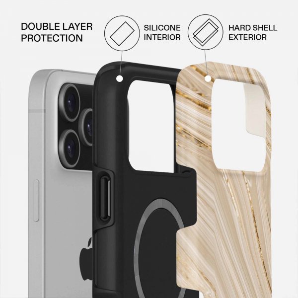 Burga iPhone 17 Pro Deksel Tough MagSafe Full Glam
