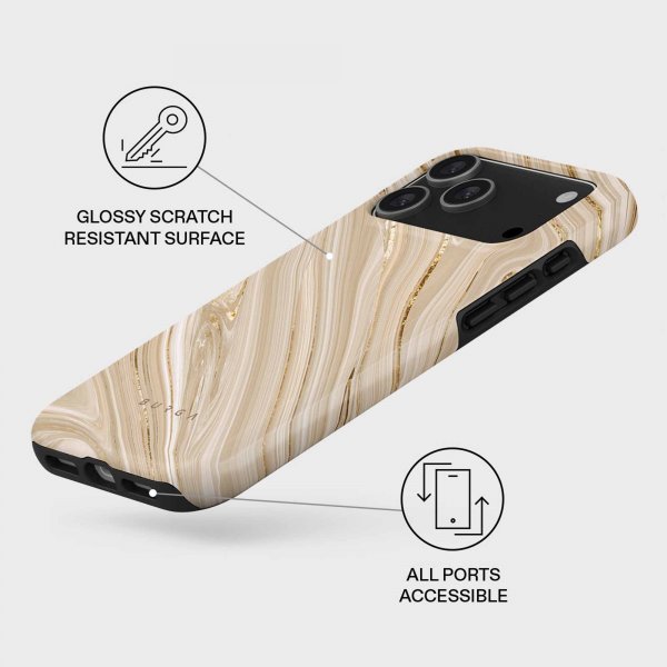 Burga iPhone 17 Pro Max Deksel Tough MagSafe Full Glam
