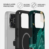 Burga iPhone 17 Pro Deksel Tough MagSafe Emerald Pool