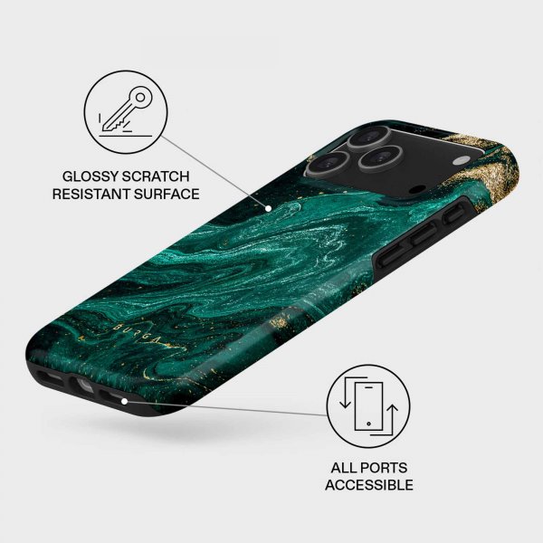 Burga iPhone 17 Pro Deksel Tough MagSafe Emerald Pool