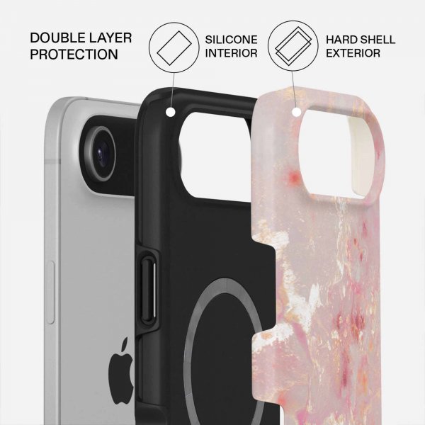 Burga iPhone Air Deksel Tough MagSafe Golden Coral