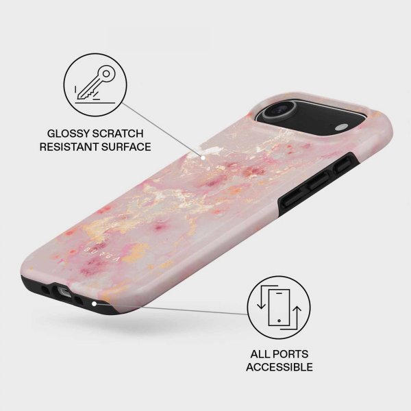 Burga iPhone Air Deksel Tough MagSafe Golden Coral