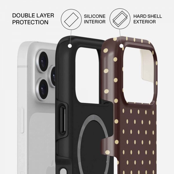Burga iPhone 17 Pro Deksel Tough MagSafe Sorry Busy