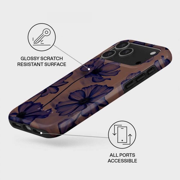 Burga iPhone 17 Pro Deksel Tough MagSafe Velvet Night