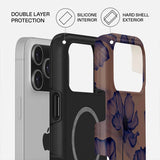Burga iPhone 17 Pro Max Deksel Tough MagSafe Velvet Night