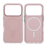 iPhone 17 Pro Deksel Korrugerte MagSafe Rosa