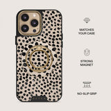 Burga Holder Telefon Ring MagSafe Almond Latte