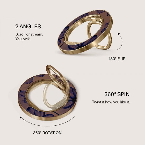 Burga Holder Telefon Ring MagSafe Velvet Night