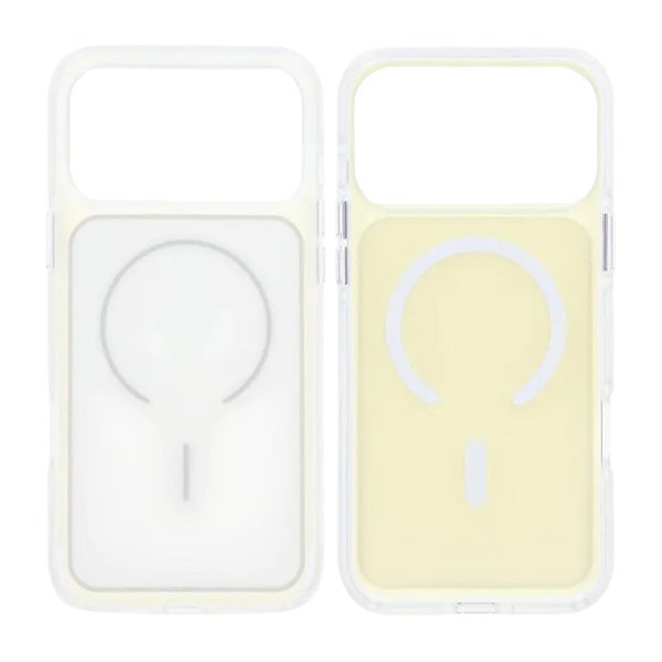 iPhone 17 Pro Deksel Bumper MagSafe Hvit