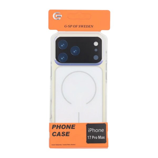 iPhone 17 Pro Max Deksel Bumper MagSafe Hvit