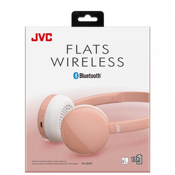 JVC Hodetelefoner On-Ear S22 Trådløs Rosa
