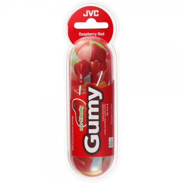 JVC Hodetelefoner F14 Gumy In-Ear Rød