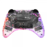 Deltaco Gaming Transparent Wireless Controller for Switch with RGB
