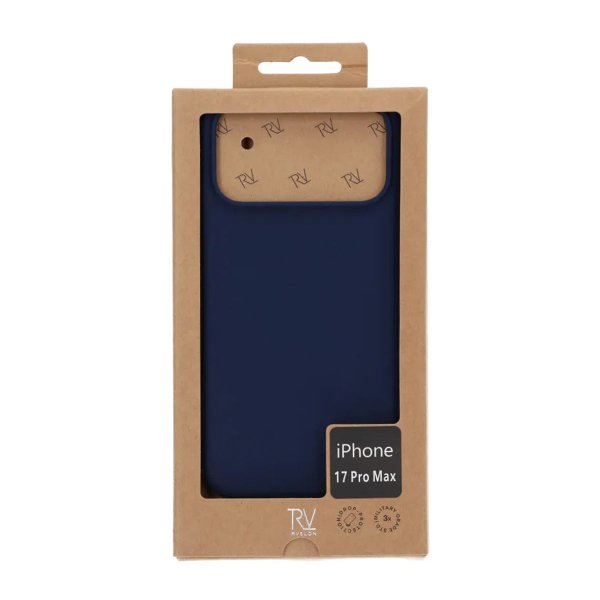 Rvelon iPhone 17 Pro Max Deksel Silikon MagSafe Blå
