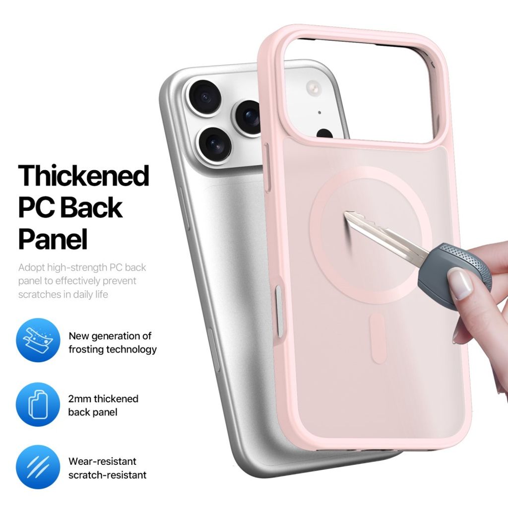Dux Ducis iPhone 17 Pro Max Deksel Yind Series MagSafe Rosa