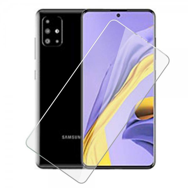 Samsung Galaxy A51 Skjermbeskytter Herdet Glass Case Friendly