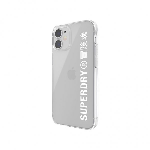Superdry iPhone 12 Mini Deksel Snap Case Clear Hvit