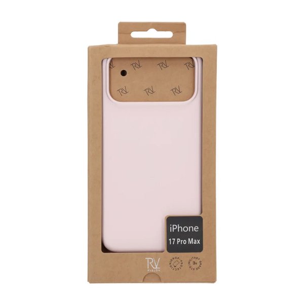 Rvelon iPhone 17 Pro Max Deksel Silikon MagSafe Rosa