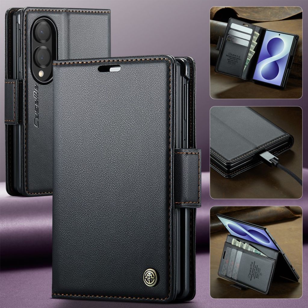 CaseMe Samsung Galaxy Z Fold 8 Etui 023 Series Svart