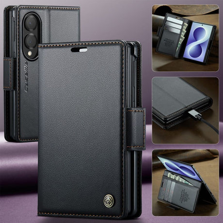 CaseMe Samsung Galaxy Z Fold 8 Etui 023 Series Svart