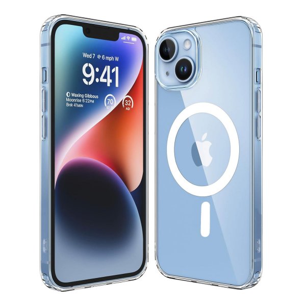 iPhone 13 Deksel TPU MagSafe Transparent