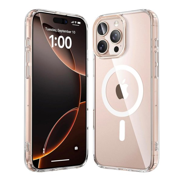 iPhone 16 Pro Max Deksel TPU MagSafe Transparent