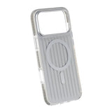 iPhone 17 Pro Max Deksel Korrugerte MagSafe Sølv