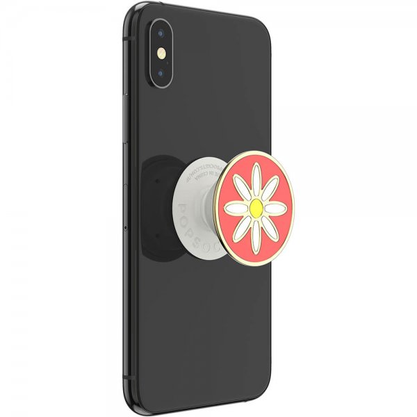 Popsockets PopGrip Enamel Quaint Daisy Coral