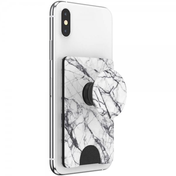 Popsockets PopWallet Dove White Marble