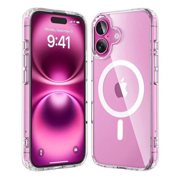 iPhone 16 Deksel TPU MagSafe Transparent