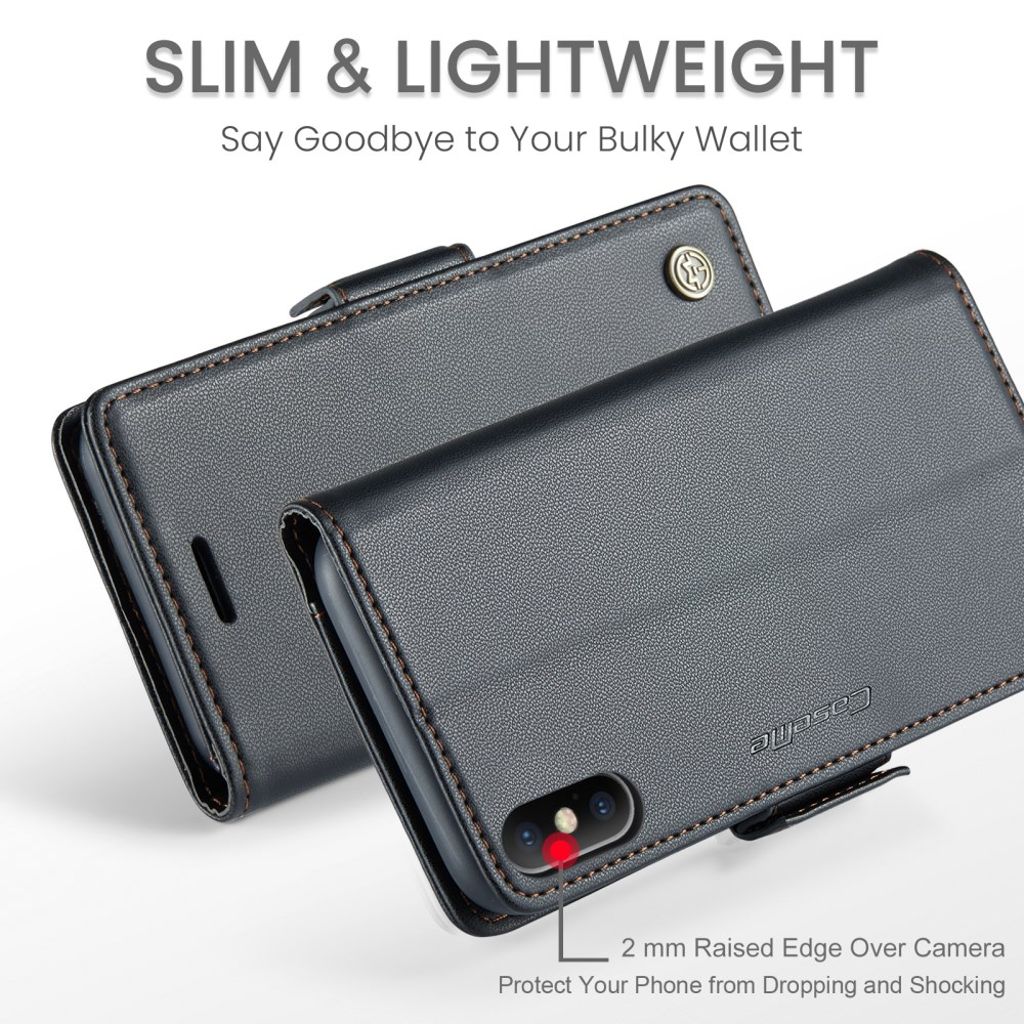 CaseMe iPhone Xs Max Etui 023 Series Svart