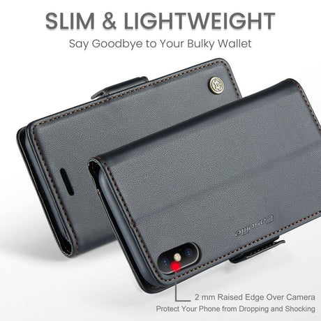 CaseMe iPhone Xs Max Etui 023 Series Svart