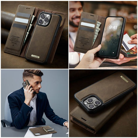 CaseMe iPhone 13 Pro Etui C49 Series Brun