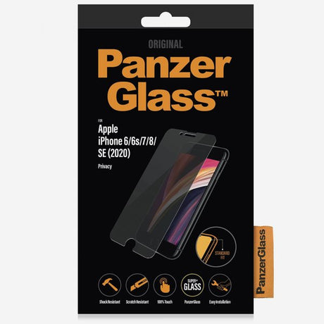 PanzerGlass iPhone 6/6S/7/8/SE Skjermbeskytter Privacy Standard Fit