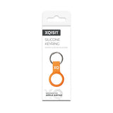 Xqisit AirTag Holder Silicone Case Oransje