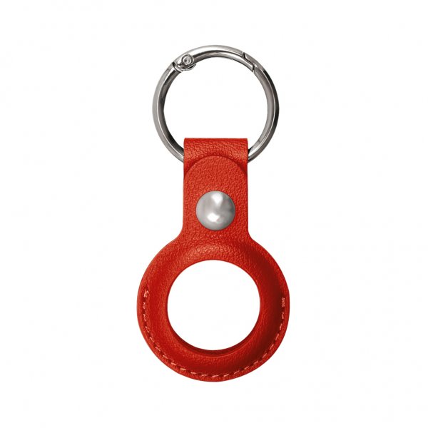 Xqisit AirTag Holder PU Case Rød