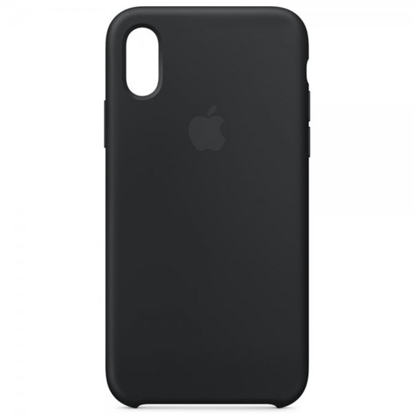 Apple Original iPhone X/Xs Deksel Silikoni Case Svart