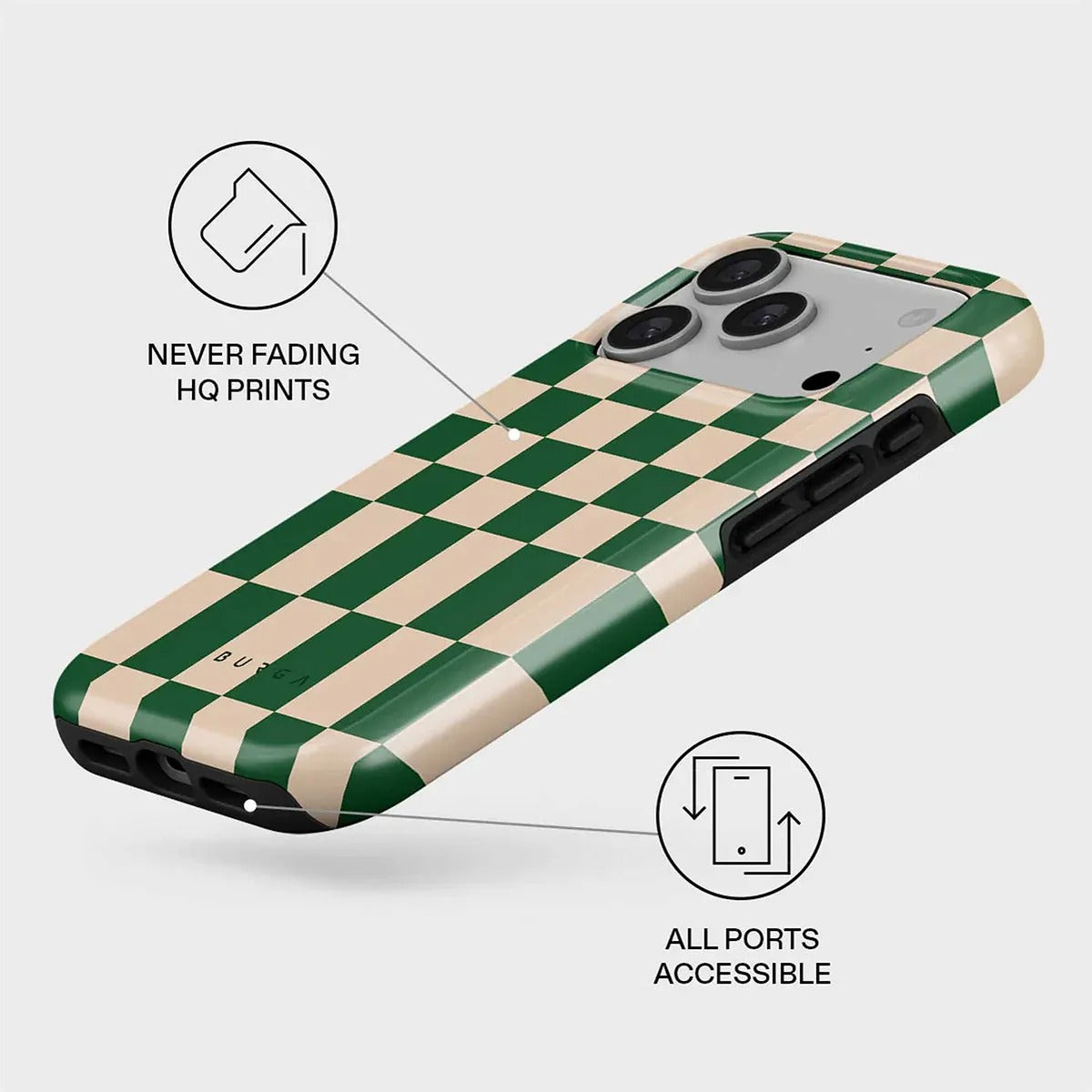 Burga iPhone 17 Pro Deksel Tough MagSafe Ivy League