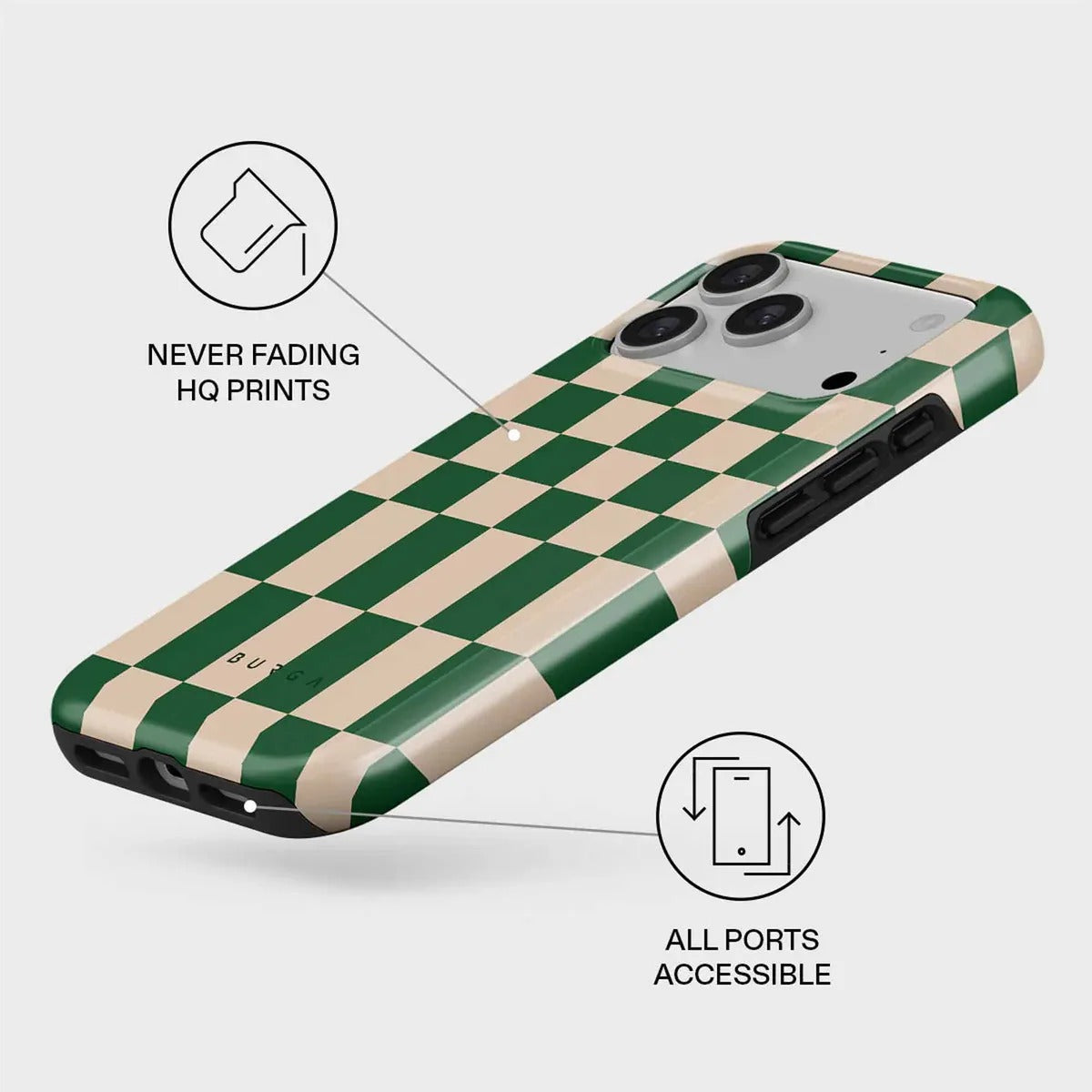 Burga iPhone 17 Pro Max Deksel Tough MagSafe Ivy League