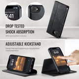 CaseMe iPhone 16e/iPhone 17e Etui C49 Series Svart