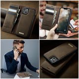 CaseMe iPhone 15 Etui C49 Series Brun