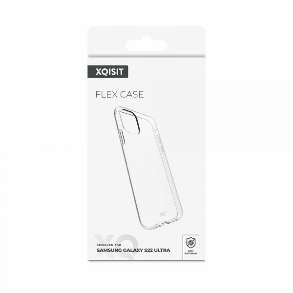 Xqisit Samsung Galaxy S22 Ultra Deksel Flex Case Transparent