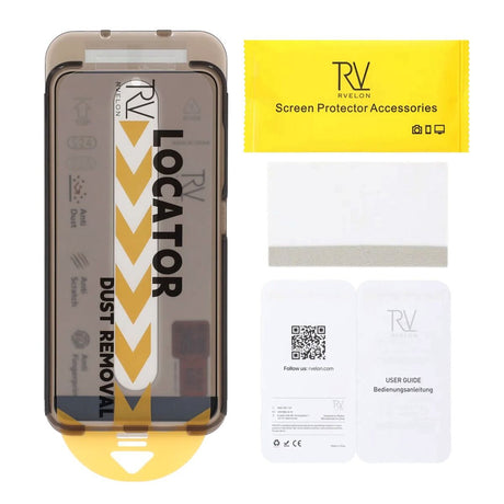 Rvelon Samsung Galaxy S24/S25 Skjermbeskytter Monteringsramme Privacy