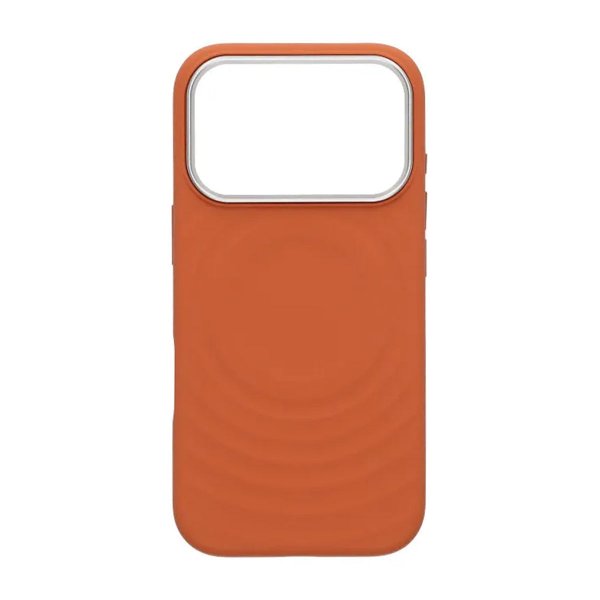 iPhone 17 Pro Max Deksel Silikon MagSafe Oransje