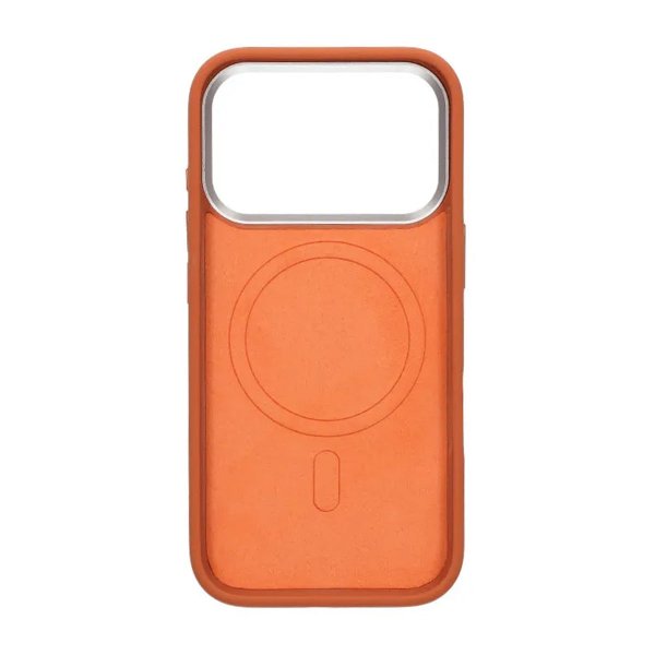 iPhone 17 Pro Max Deksel Silikon MagSafe Oransje