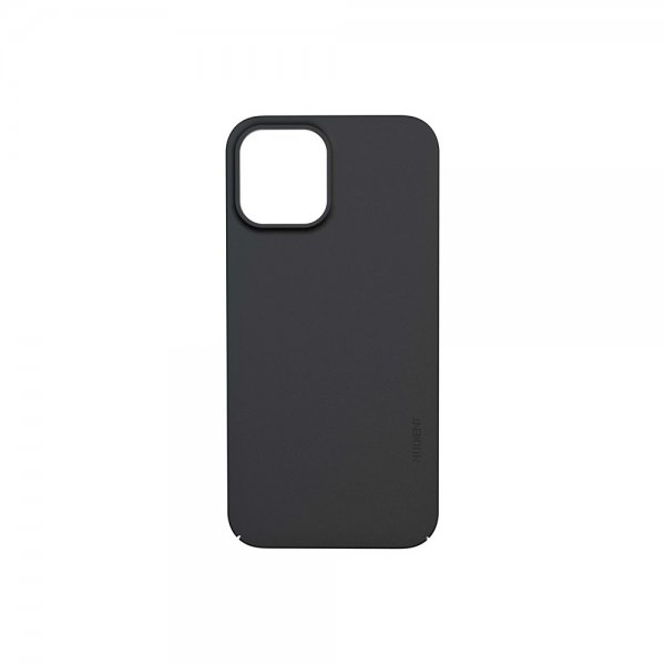 Nudient iPhone 12 Pro Max Deksel Thin Case V3 MagSafe Ink Black