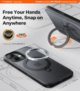 Torras iPhone 17 Deksel Ostand Q3 Spin Obsidian Black