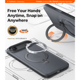 Torras iPhone Air Deksel Ostand Q3 Spin Obsidian Black