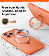 Torras iPhone 17 Pro Deksel Ostand Q3 Spin Energy Oransje
