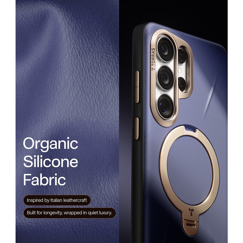 Torras Samsung Galaxy S26 Ultra Deksel Ostand Q3 Vegskin Dark Purple